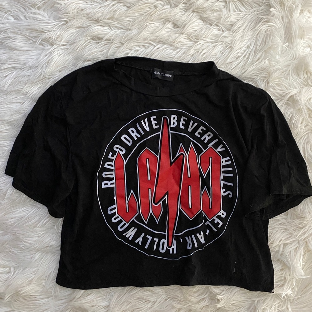 Pretty little thing rodeo drive crop top